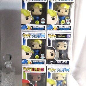 MARVEL VINYL FIGURES SELLERS LOT OF 6 PIECES, ALL NEW IN BOX, MAKE OFFER